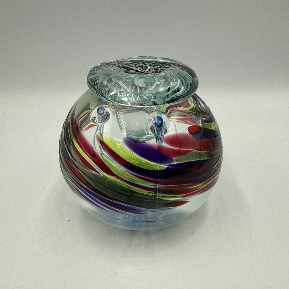 Contemporary Kitras Art Glass Hand Blown 4